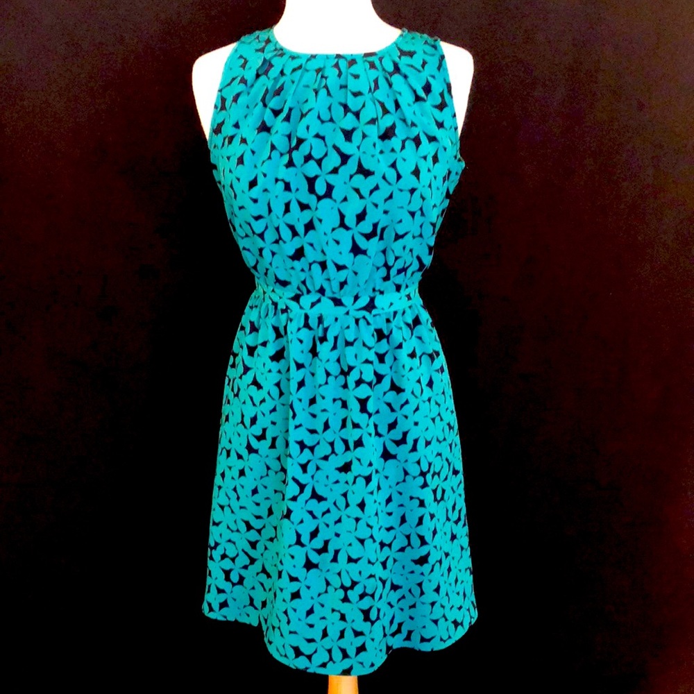 Loft Floral Petite Lined Dress - Picture 2 of 9